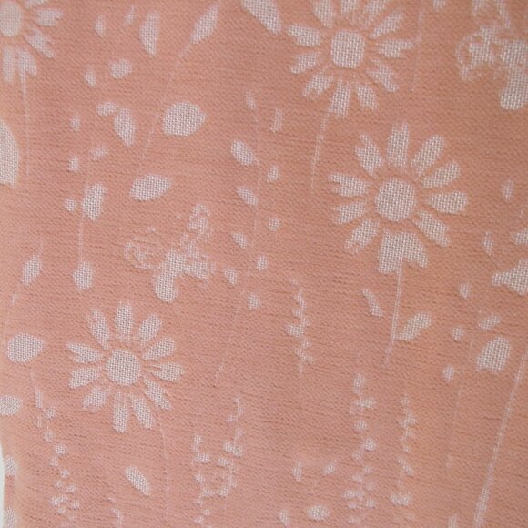 sage + fern Soft Textured Chenille Throw Blanket Pink Flowers Butterfly NWT - Picture 3 of 5